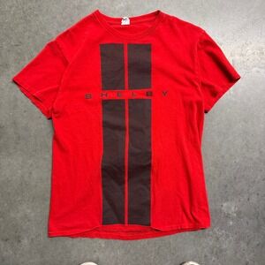 Shelby Racing T Shirt Mens Medium Red Black Racing Stripes Delta Pro Weight Tee